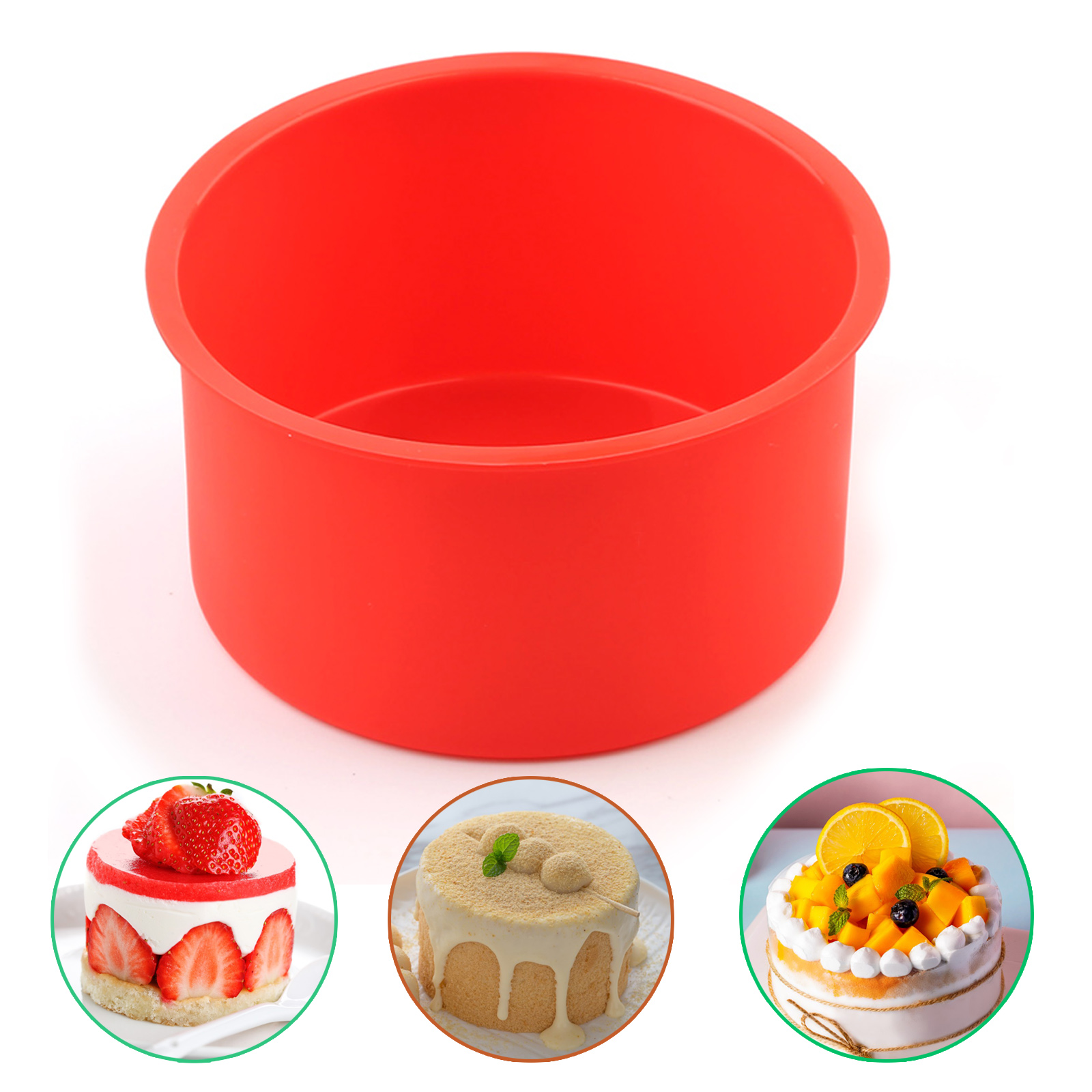 Candle Making Scents - 1 Piece of 4inch Round Silicone