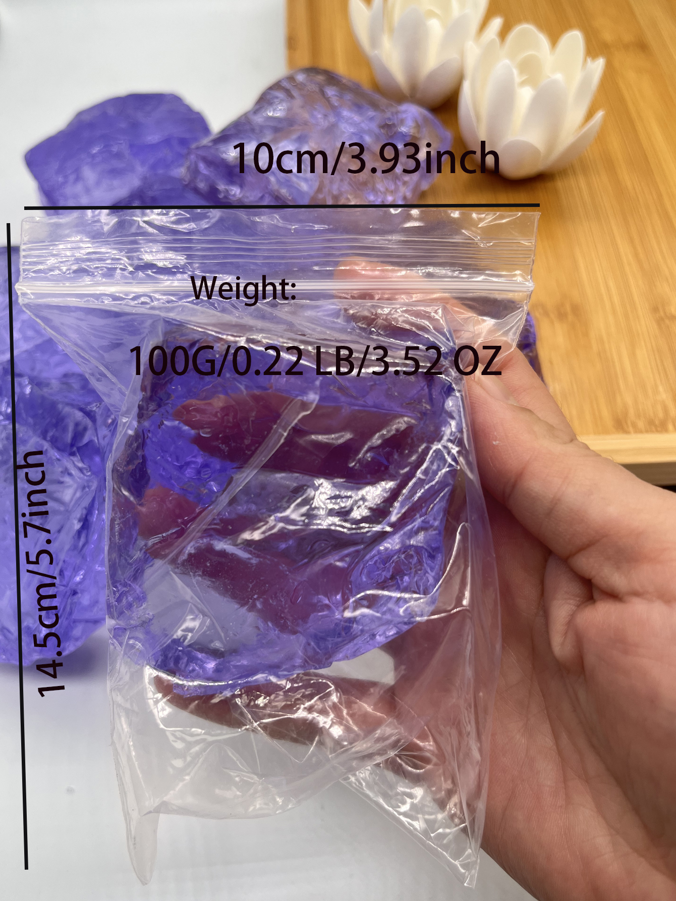 100G Jelly Wax Purple Wholesal - Candle Making Raw Material Wholesale 评论和价格