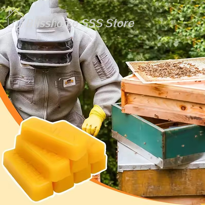 【S】4/8Pcs Pure Beeswax Blocks, - Candle Making Reno 评论和价格