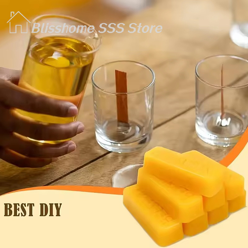 【S】4/8Pcs Pure Beeswax Blocks, - Candle Making Reno 评论和价格