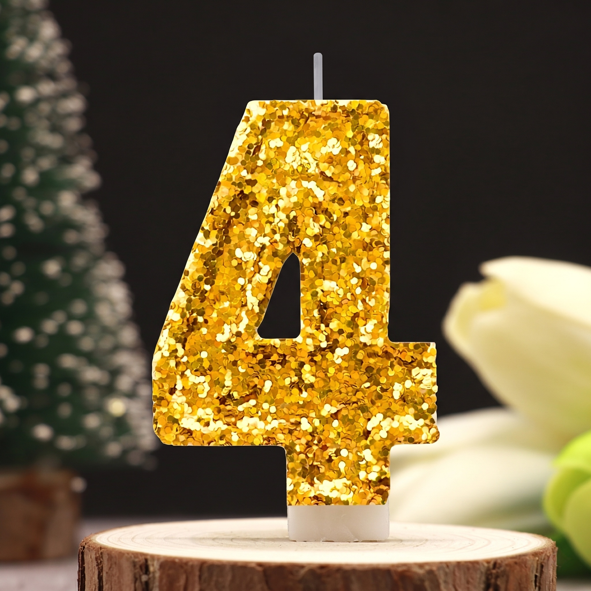 Digital Birthday Candle Gold C - Paraffin Candle Wax 评论和价格