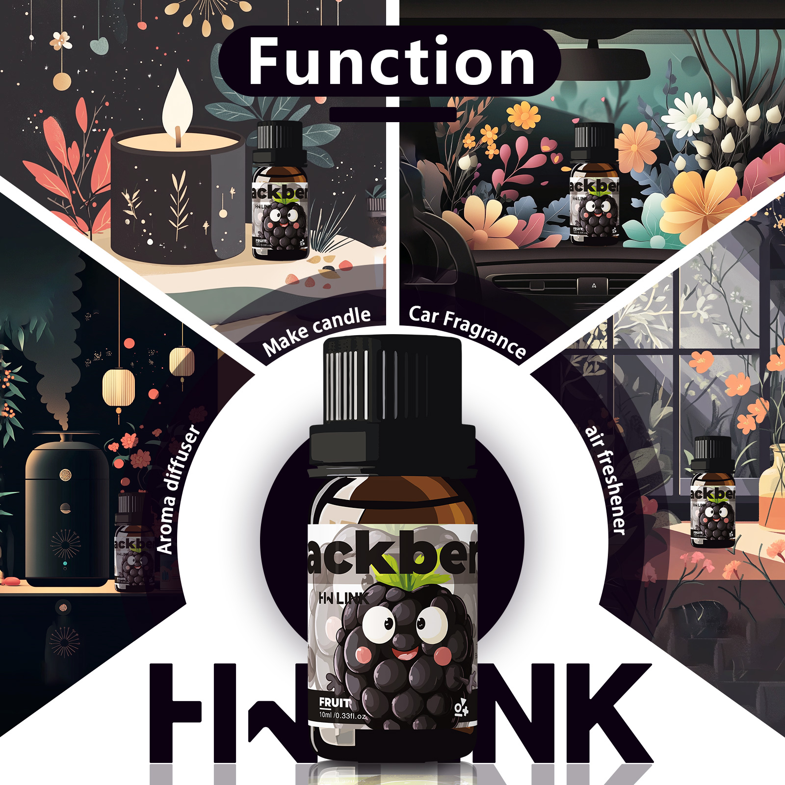 Blackberry Essential Oil Black - Candle Making Scents 评论和价格