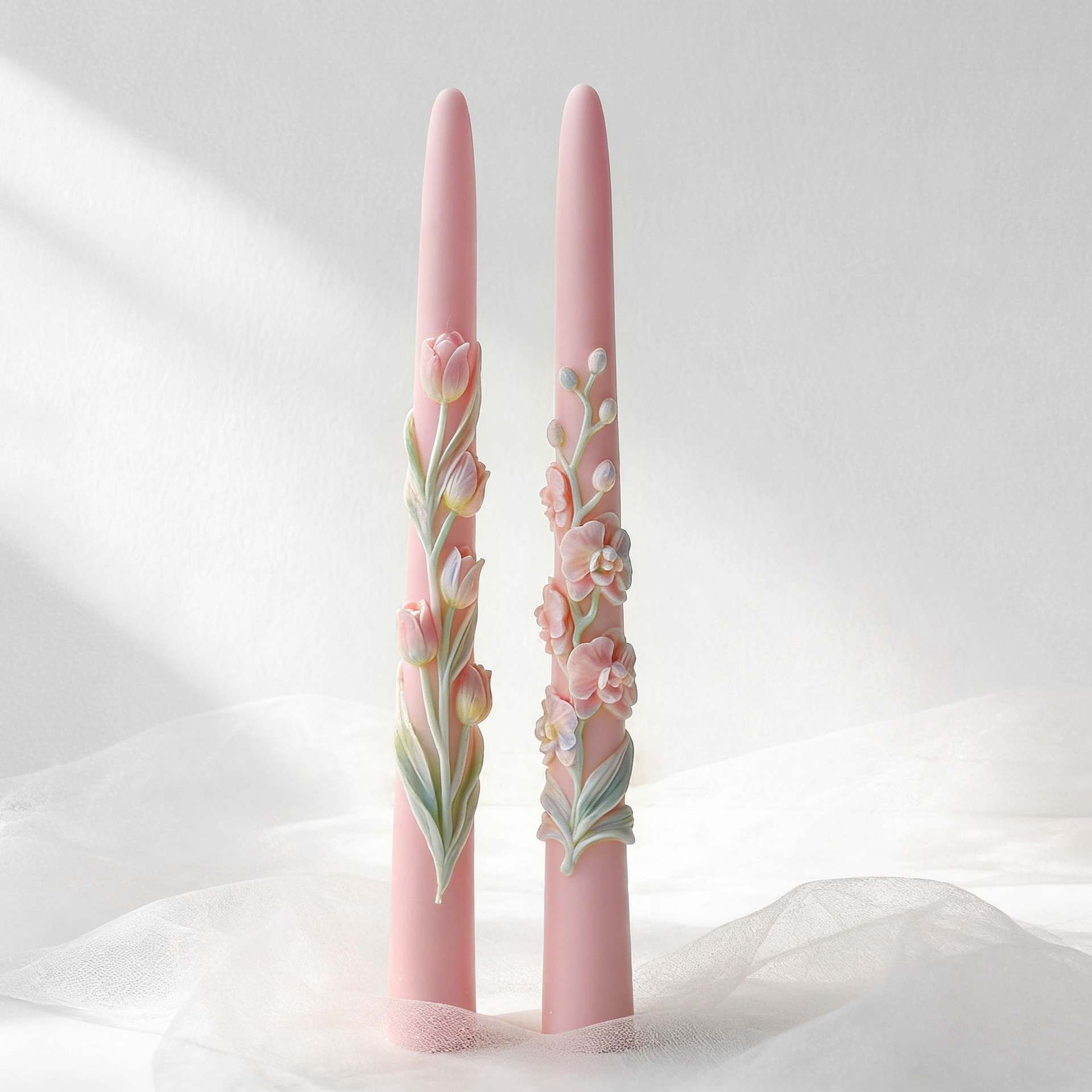 Long Pole Flower Taper Candle  - Candle Making Reno 评论和价格