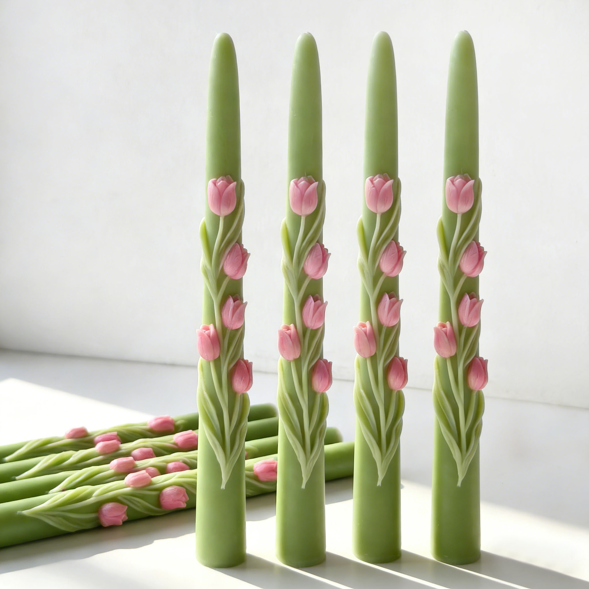 Long Pole Flower Taper Candle  - Candle Making Reno 评论和价格