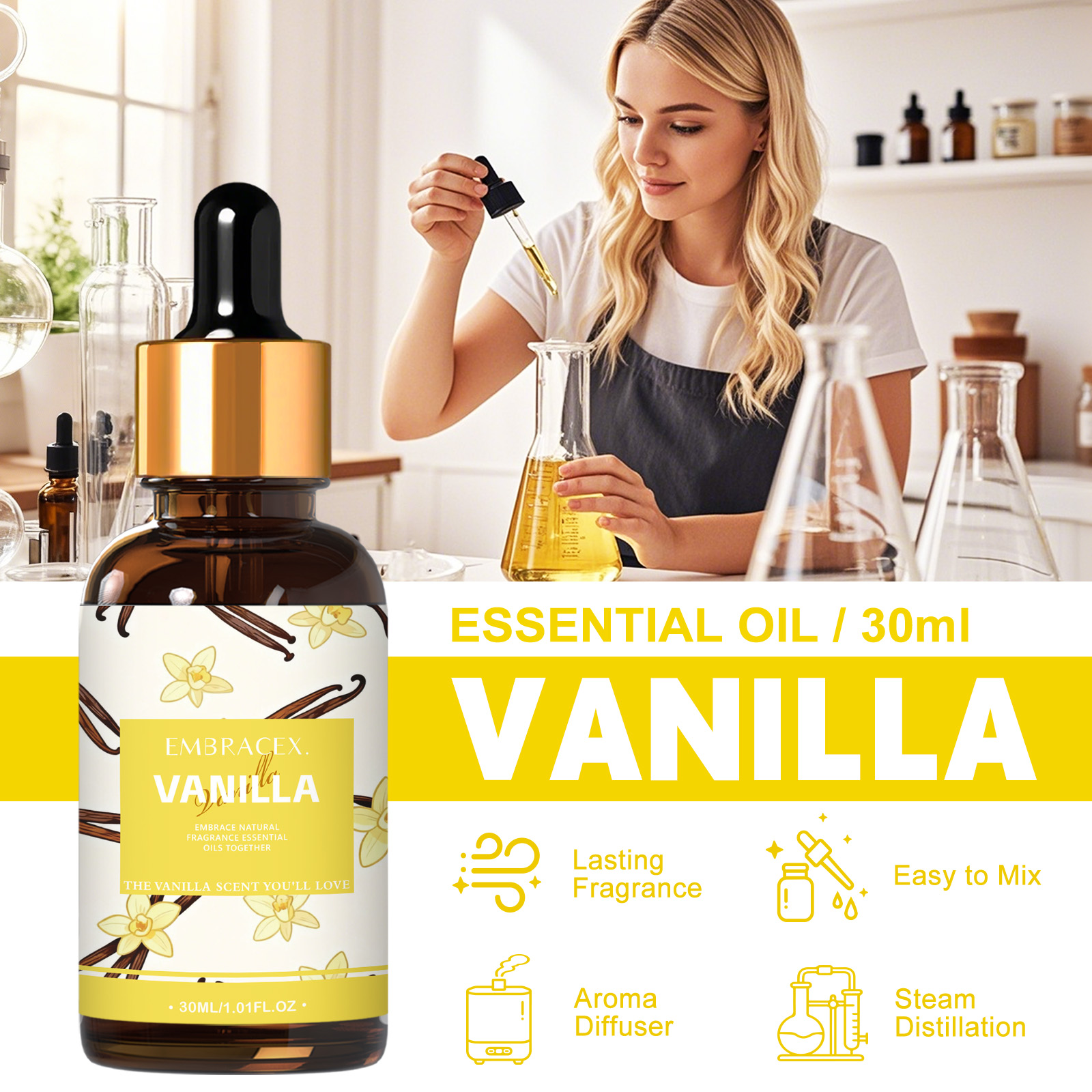 30ml Vanilla Essential Oil Per - Candle Making Scents 评论和价格