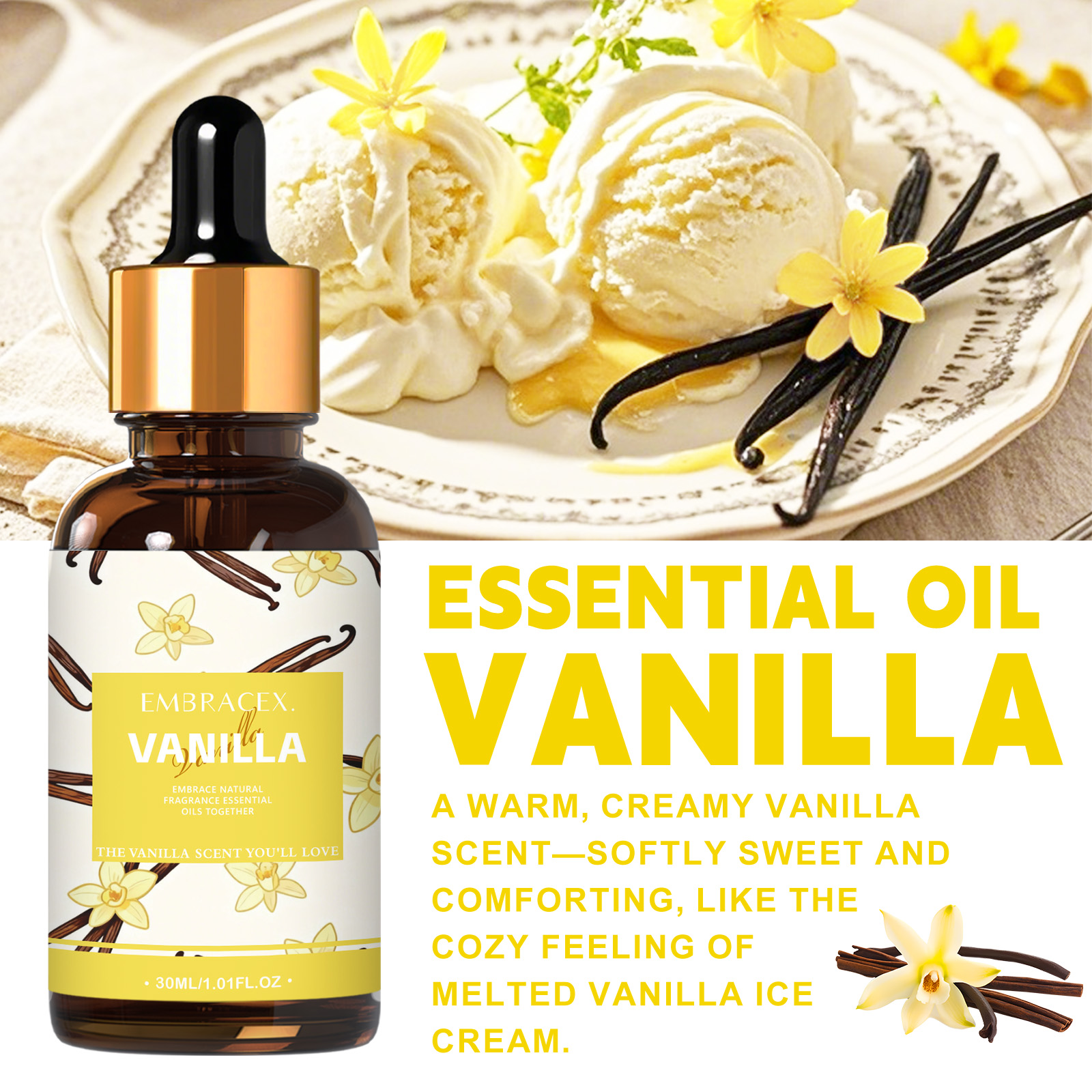 30ml Vanilla Essential Oil Per - Candle Making Scents 评论和价格