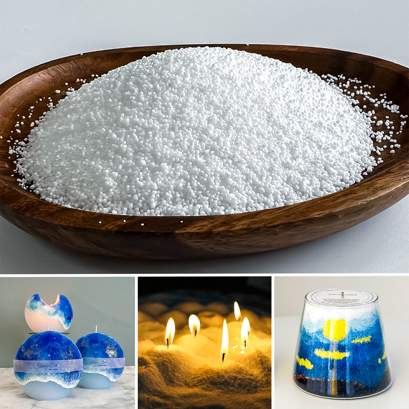 500g-1kg Sand Wax Ice Flower W - Candle Making Scents 评论和价格