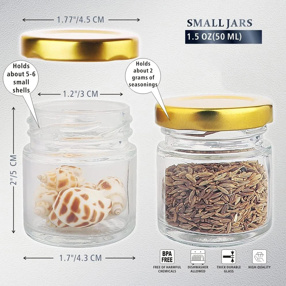 Small Glass Jars with Lids, 1. - Candle Making Jars With Lids 评论和价格