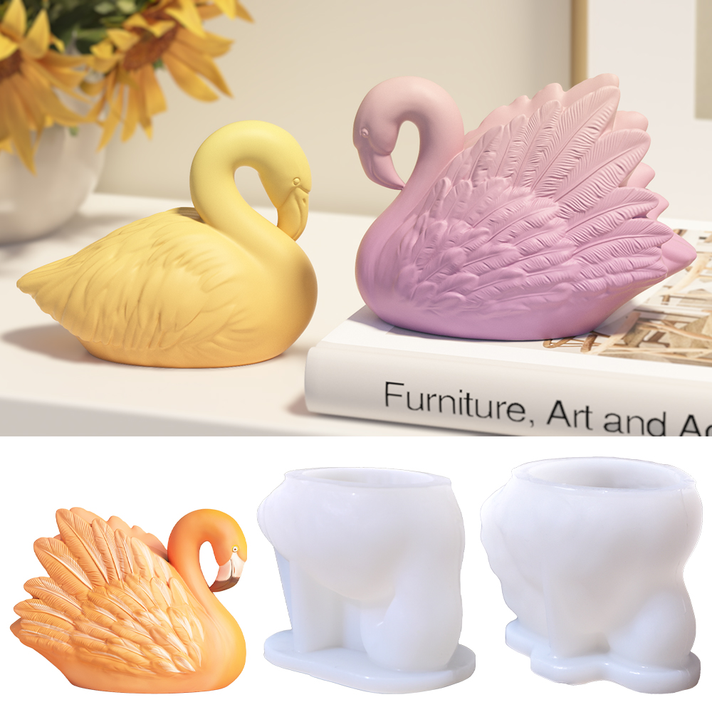 S0191 3D Flamingo Silicone Can - Candle Making Reno 评论和价格
