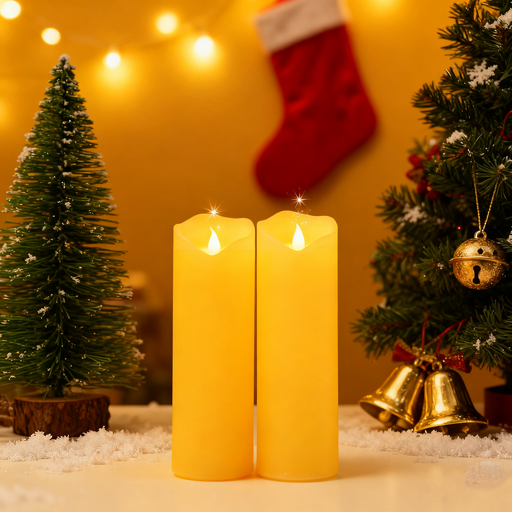 2pcs LED Candle Light, Flamele - Paraffin Candle Wax 评论和价格