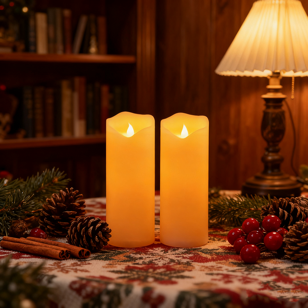 2pcs LED Candle Light, Flamele - Paraffin Candle Wax 评论和价格