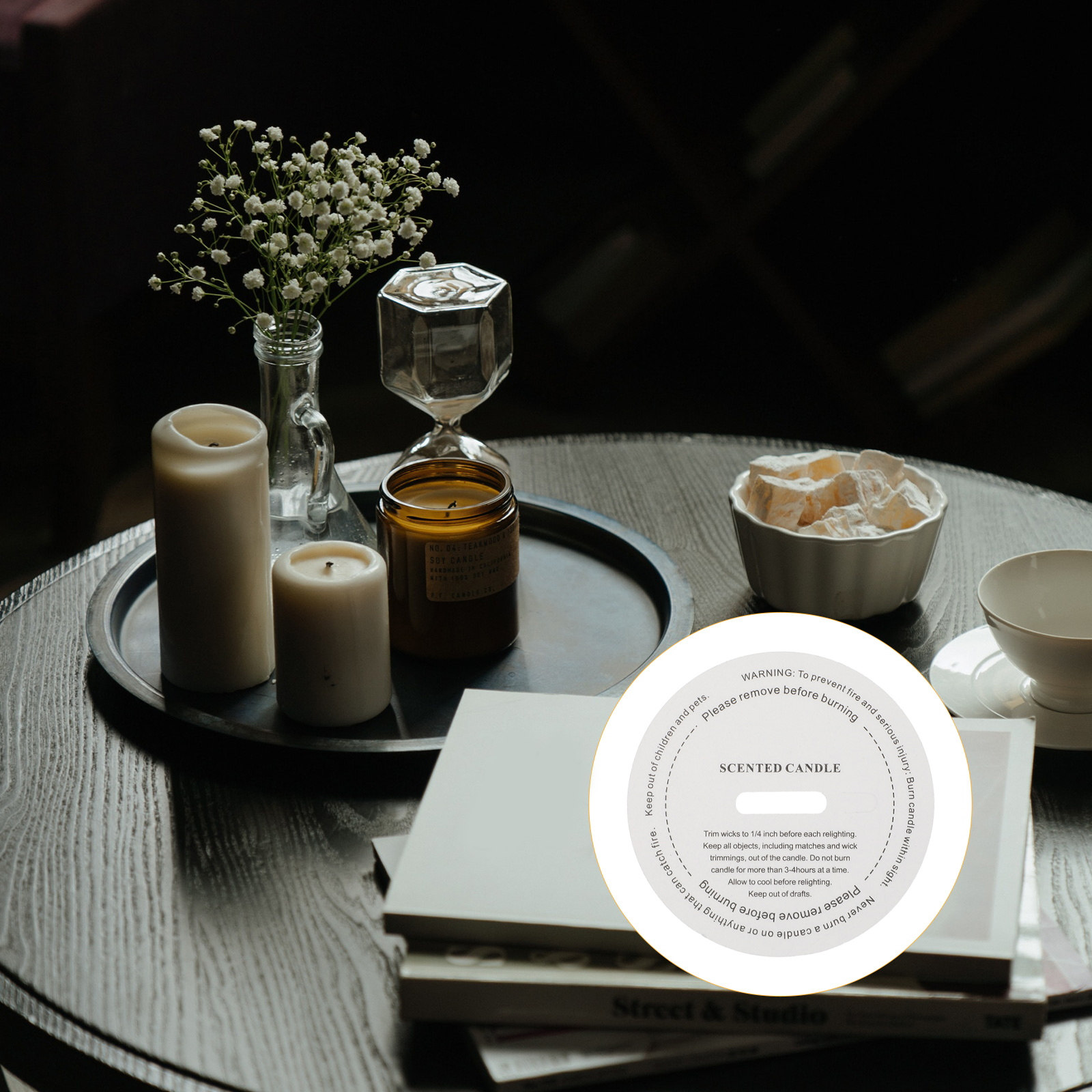 10Pcs Sticker Paper DIY Handma - Candle Making Scents 评论和价格