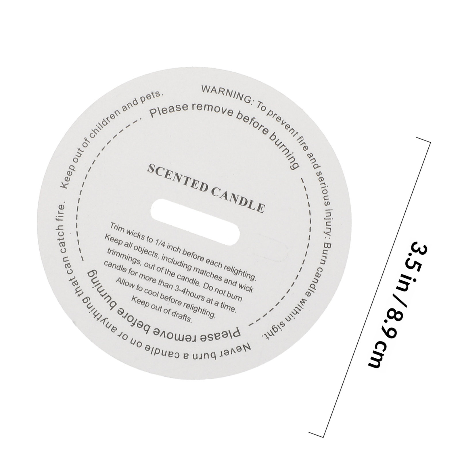 10Pcs Sticker Paper DIY Handma - Candle Making Scents 评论和价格