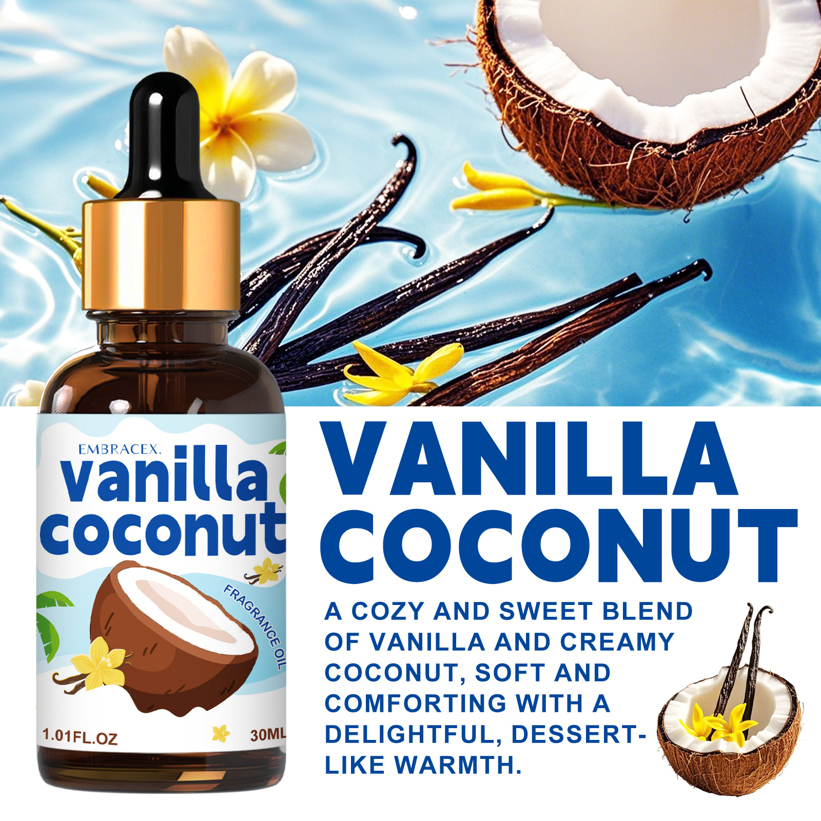 30ml Vanilla Coconut Essential - Candle Making Scents 评论和价格