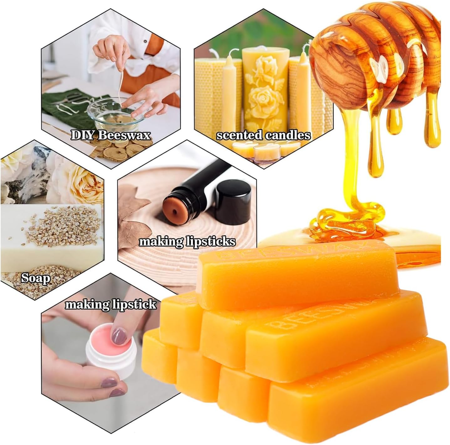 Beeswax Bar, Candle Wax Block  - Candle Making Reno 评论和价格