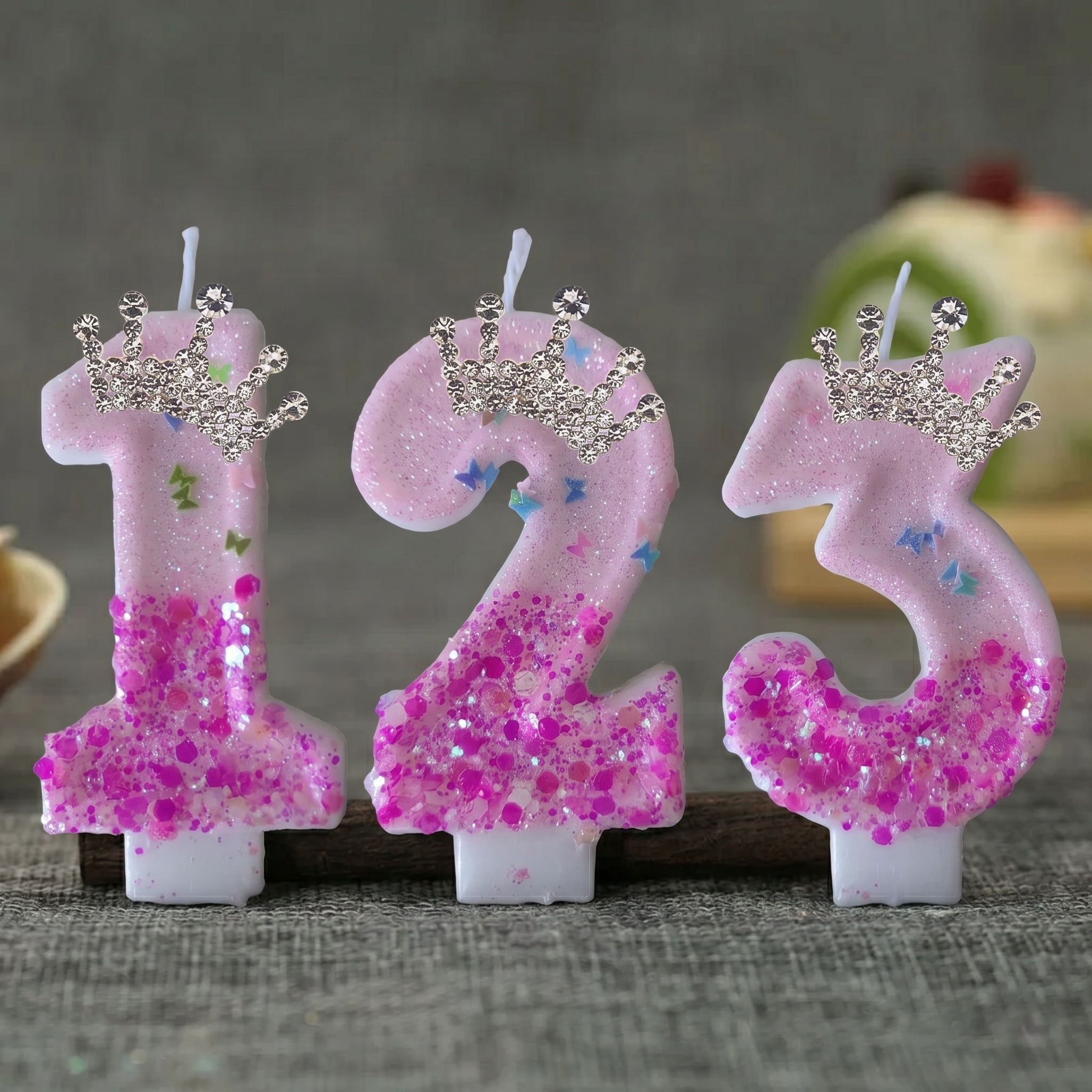 Pink Rose Red Sequins Dual Col - Paraffin Candle Wax 评论和价格