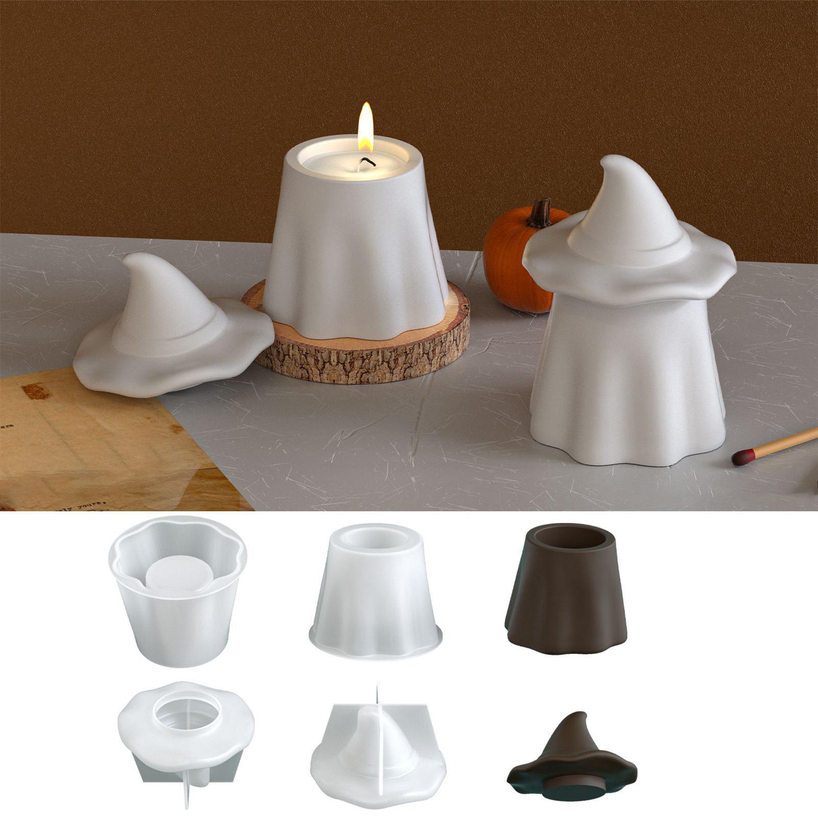 Ghost Jar Silicone Mold Candy  - Candle Making Jars With Lids 评论和价格